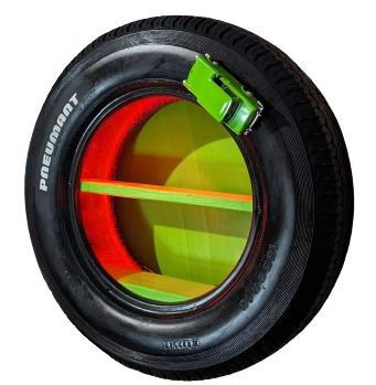 Reifenregal Pneumant Trabant grün